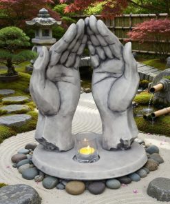 Alternative view of DŁONIE ZE ŚWIECZNIKIEM "SATORI"