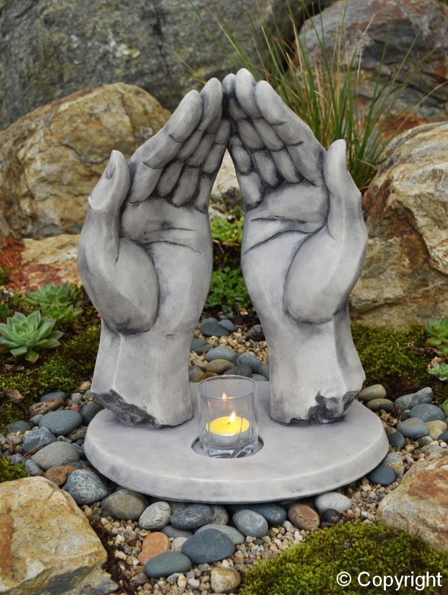 DŁONIE ZE ŚWIECZNIKIEM "SATORI" - obrazek 4