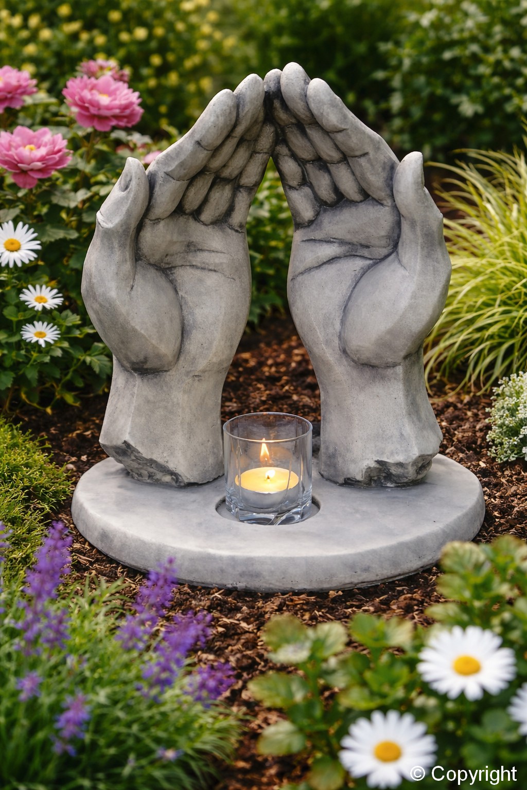 DŁONIE ZE ŚWIECZNIKIEM "SATORI" - obrazek 7